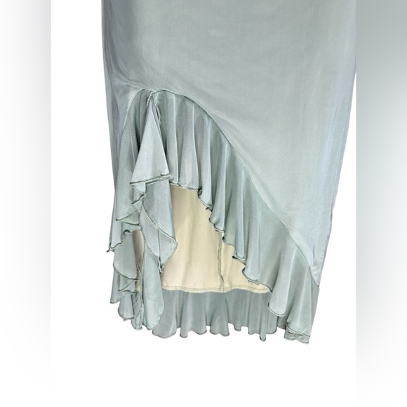 Unbranded Sleeveless Bodycon Dress Tassel Tulle Ruffle
Split Summer Ruched Midi - Picture 5 of 10